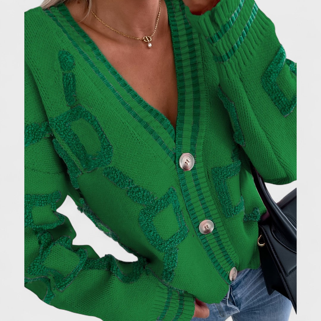 Bombay - Color Block Cardigan