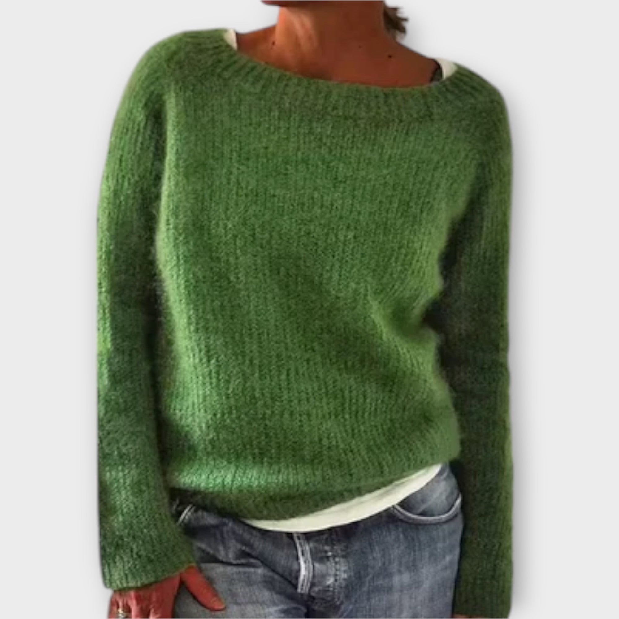 pull en maille uni