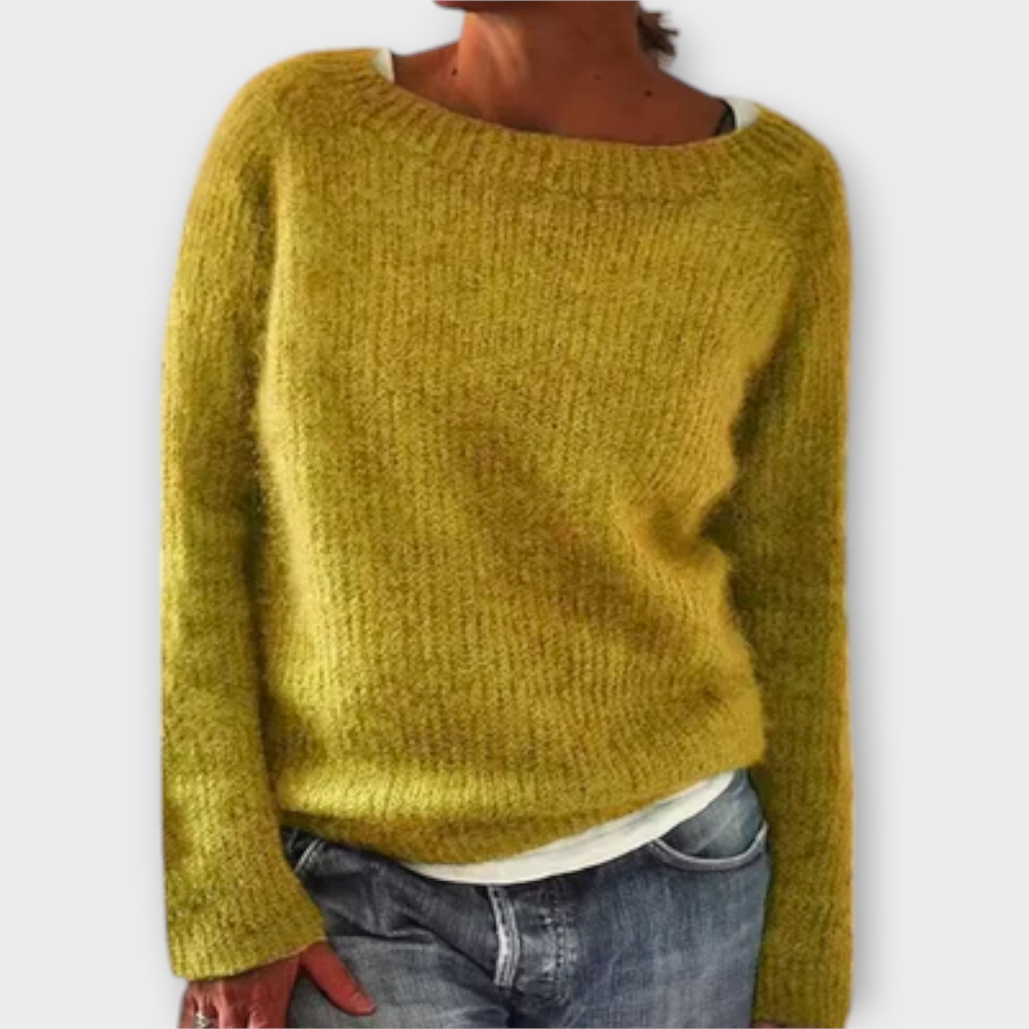 pull en maille uni