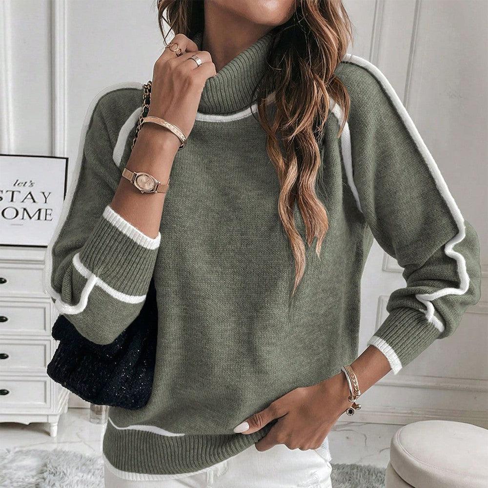 Olive Green Cotton Sweater
