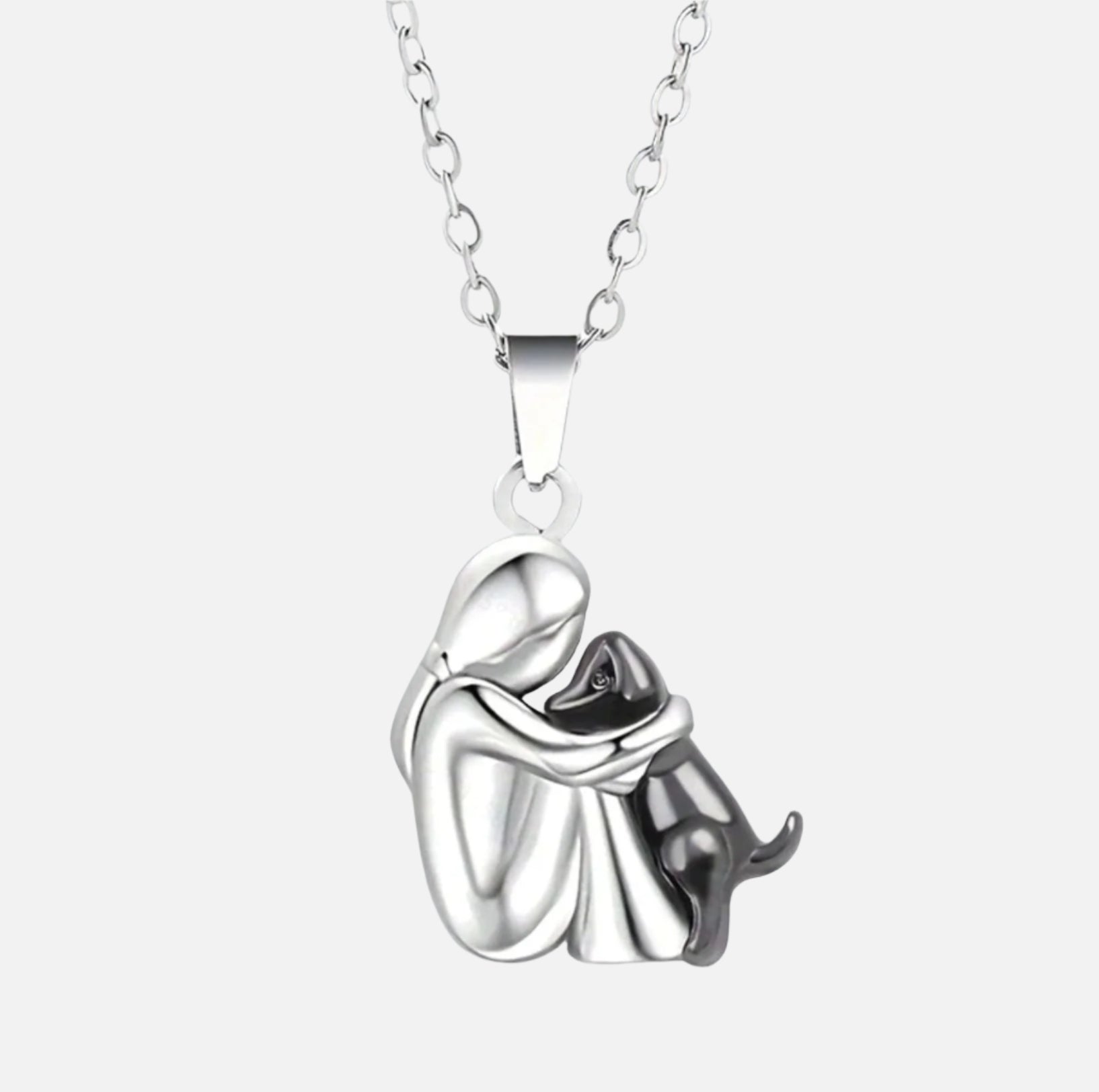 Dog Shaped Pendant Necklace