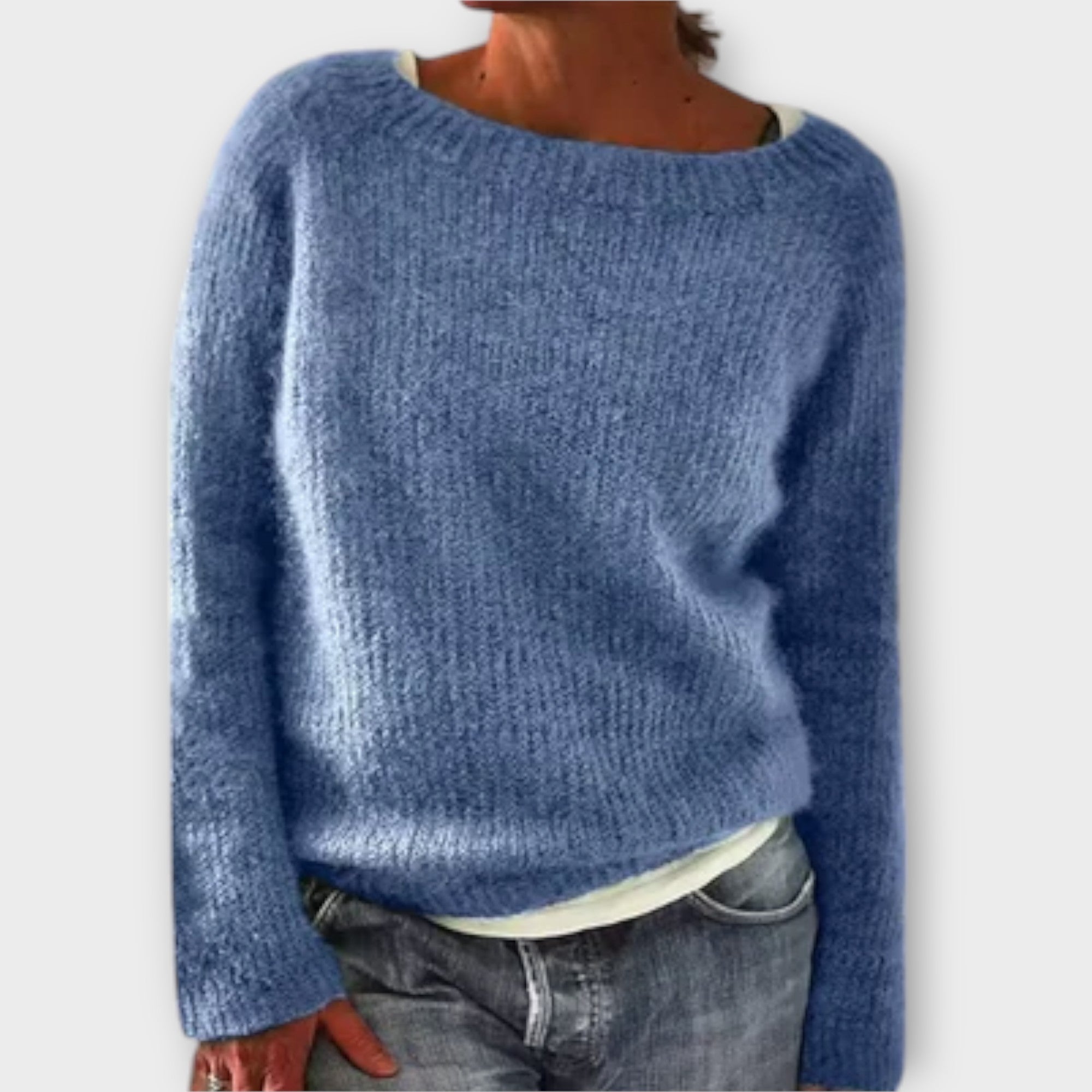 pull en maille uni