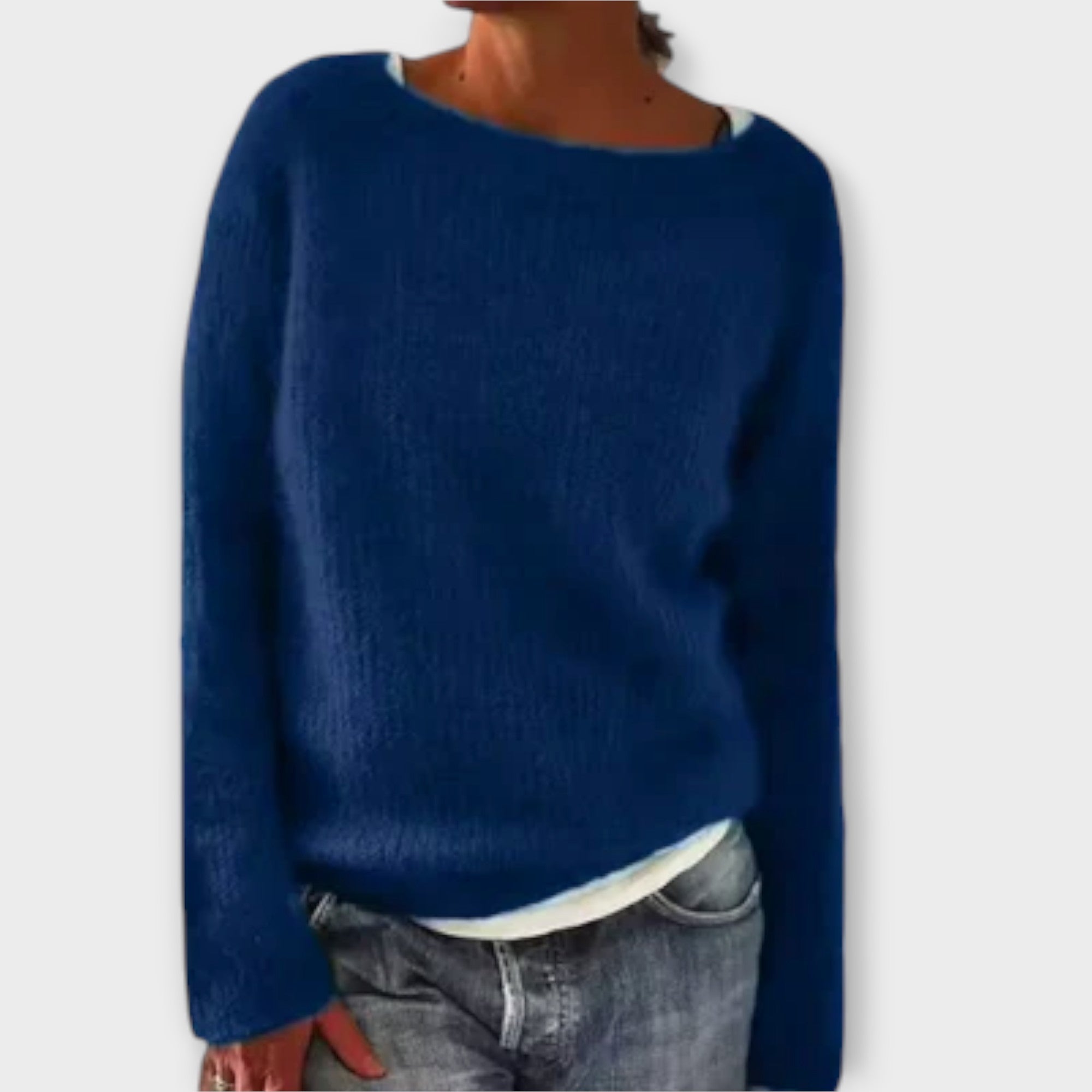 pull en maille uni