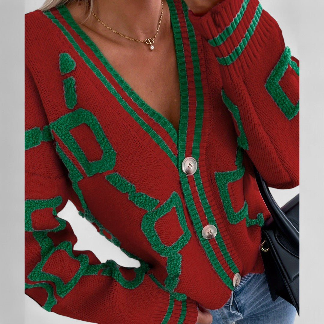 Bombay - Color Block Cardigan