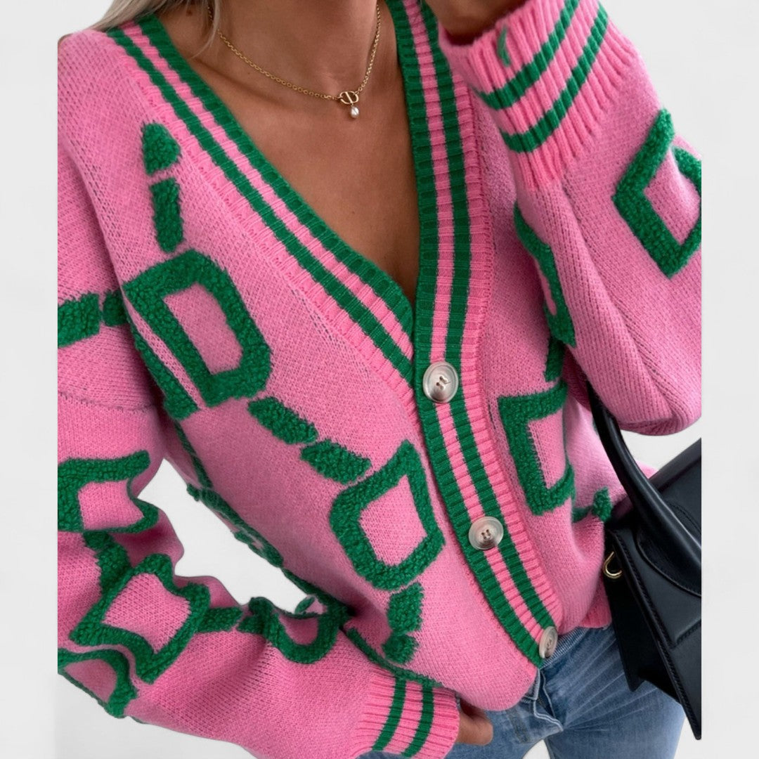 Bombay - Color Block Cardigan