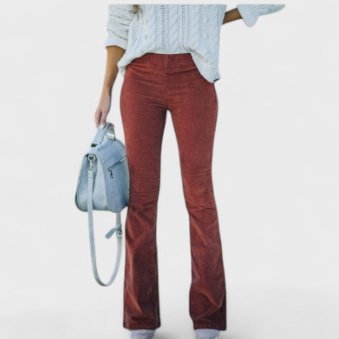 Flared Corduroy Pants