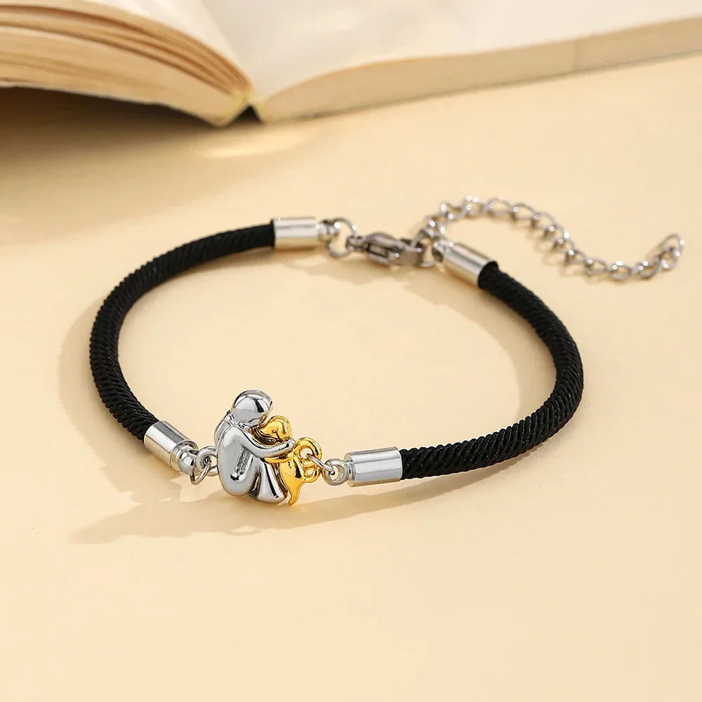 Bracelet with Cord and Dog Icon
