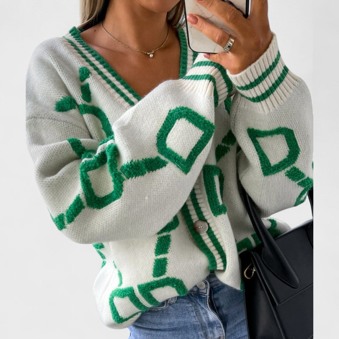 Bombay - Color Block Cardigan