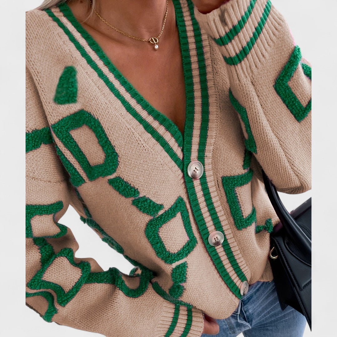 Bombay - Color Block Cardigan