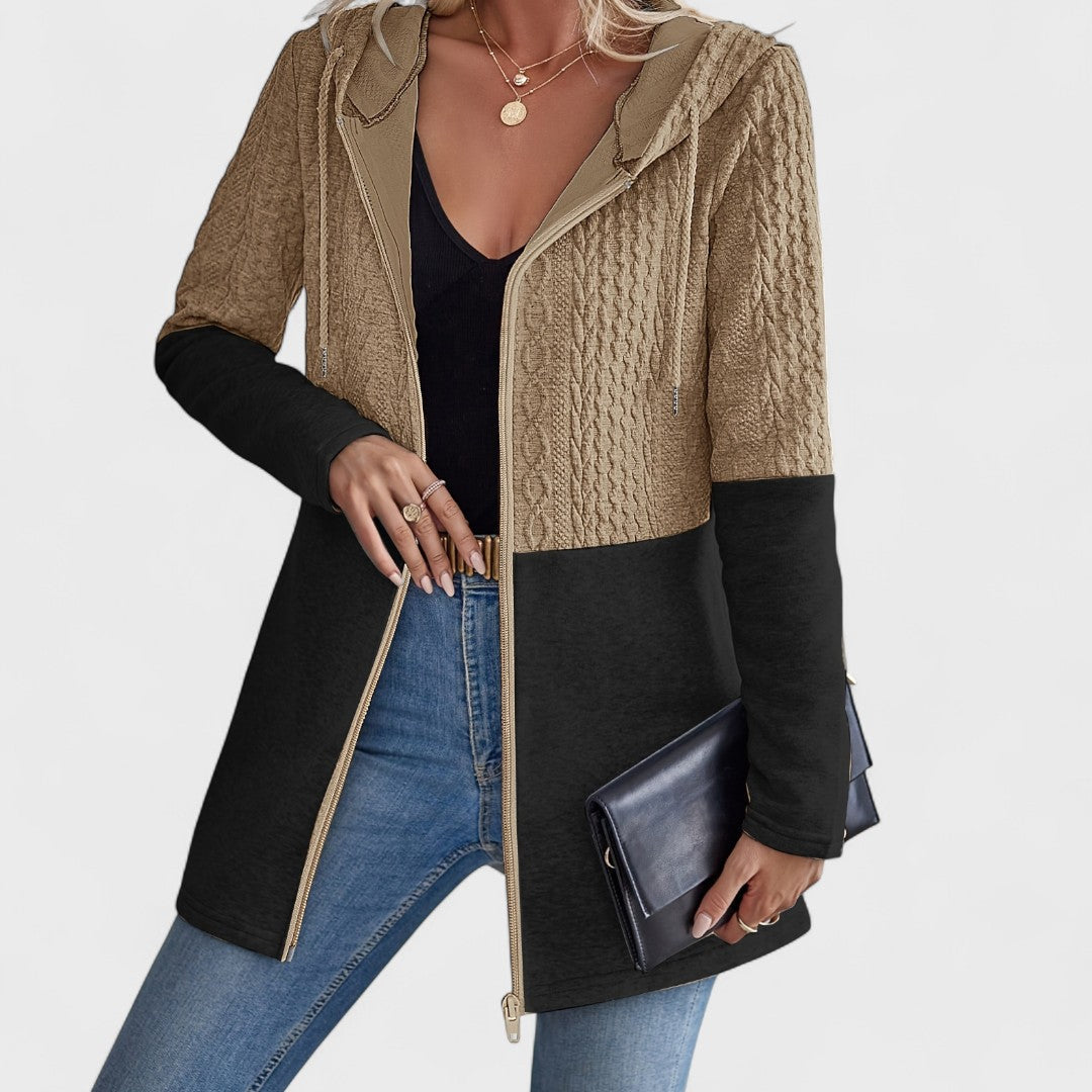 Valentino - Elegant Gray Hooded Cardigan for Women